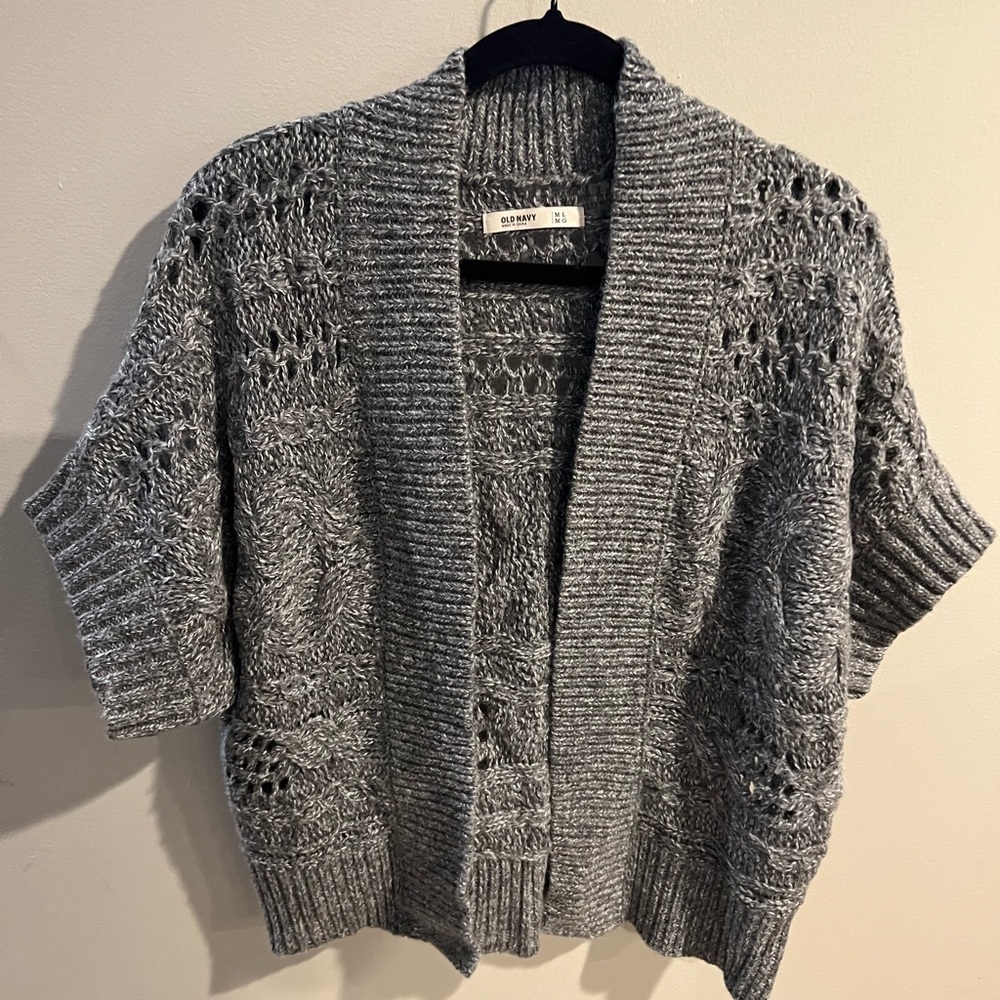 🛑 SALE 🌻 Old Navy Gray Open-Front Cardigan